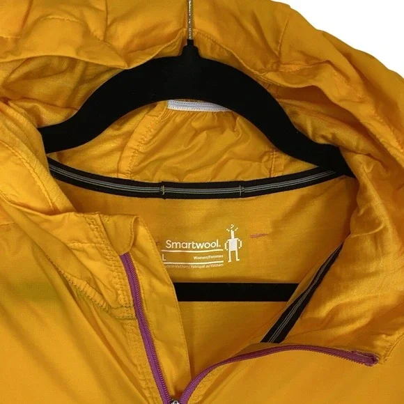 Smartwool Womens Active Ultralite Hoodie Jacket Size Large Full Zip Windbreaker - Picture 4 of 8